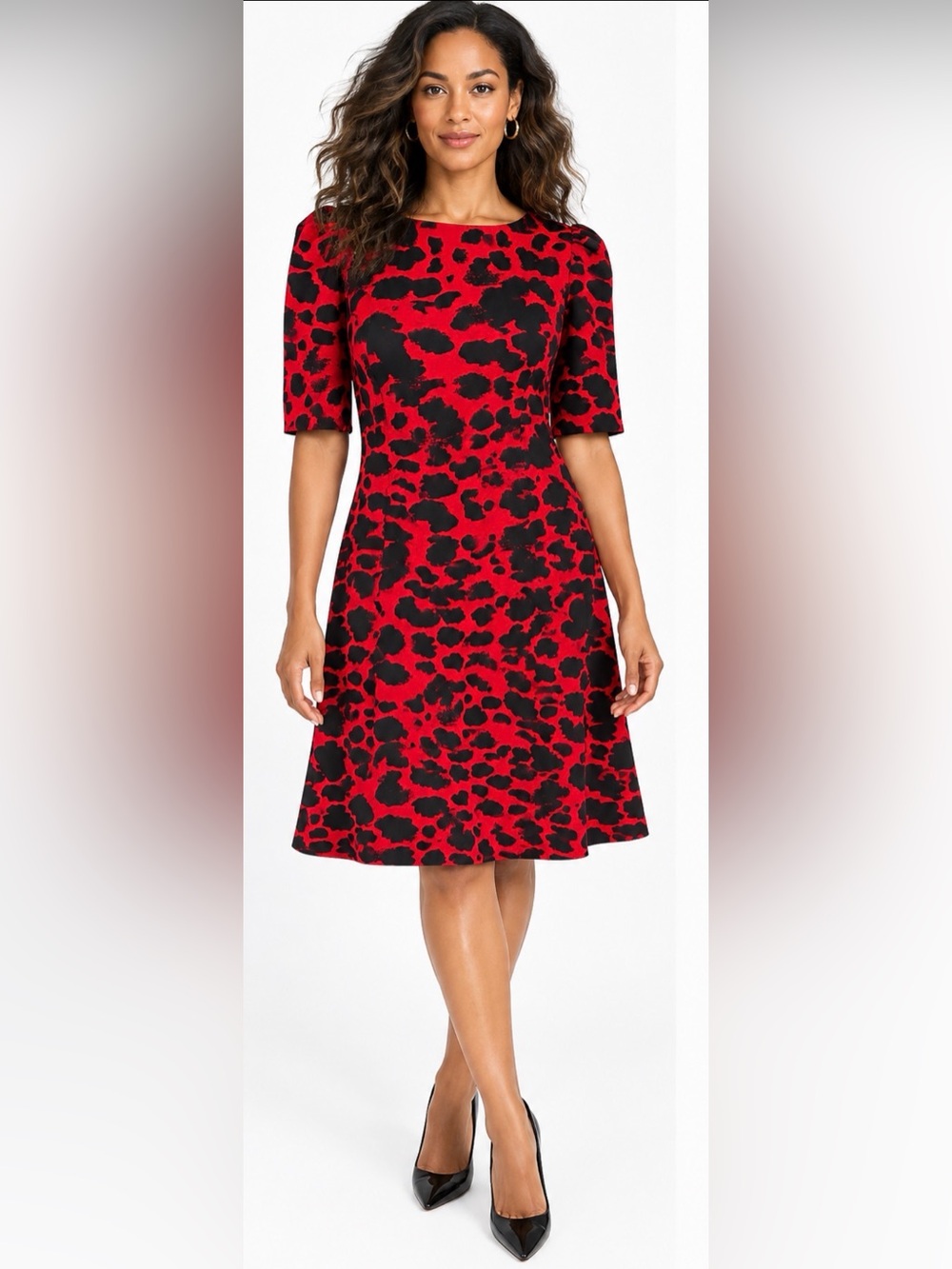 DKNY DONNA KARAN NEW YORK Animal Print
A-Line Dress NWT Size 12